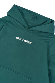 Polerón con Gorro Written Verde Hombre | more amor