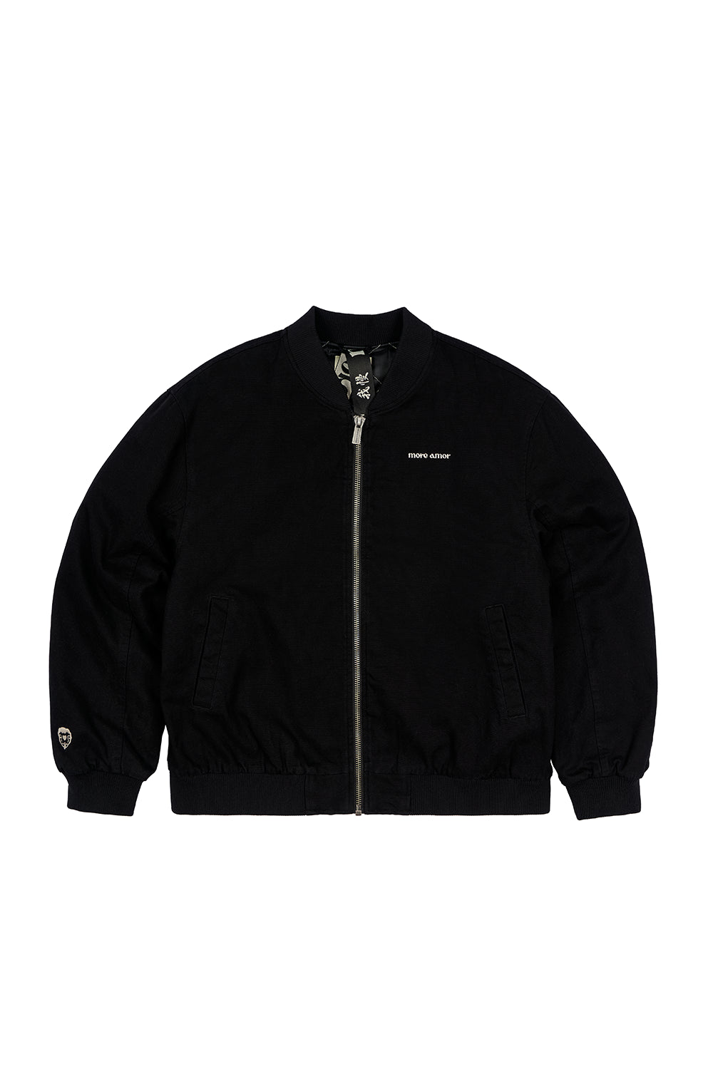 Chaqueta Bomber Negra Hombre | more amor