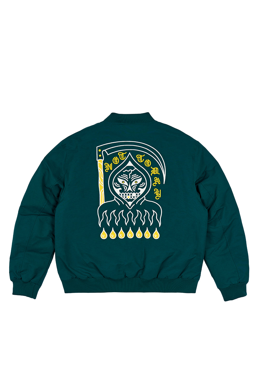 Chaqueta Bomber The Reaper Verde Mujer | Ecto