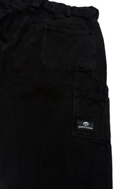 Pantalón Denim Carpenter Negro Mujer | more amor