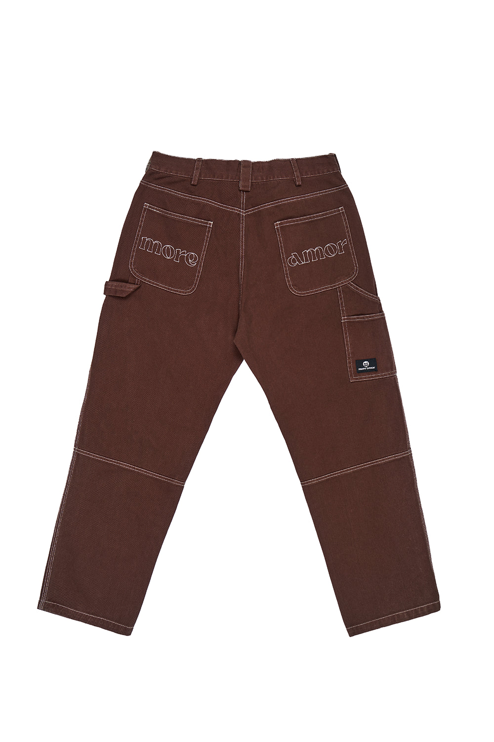 Pantalón Denim Carpenter Café Mujer | more amor