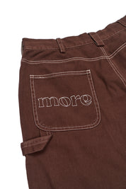 Pantalón Denim Carpenter Café Mujer | more amor