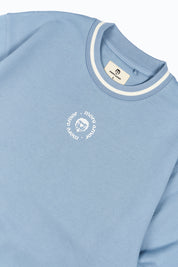 Polerón Crewneck Celeste Mujer | more amor