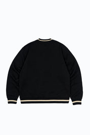 Polerón Crewneck sin Gorro Negro Mujer | More Amor