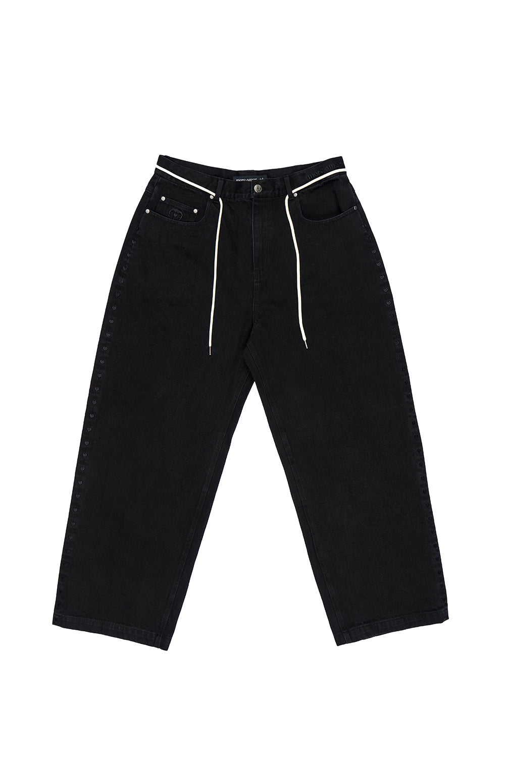 Pantalón Denim Daily Hearts Negro Hombre | more amor