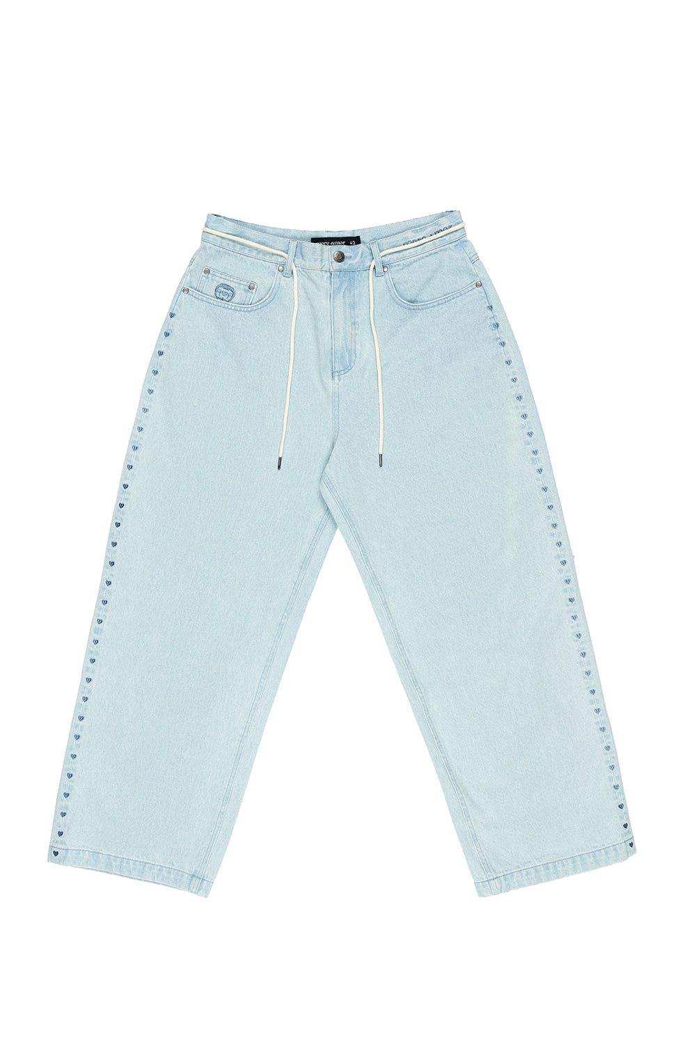 Pantalón Denim Daily Hearts Celeste Hombre | more amor