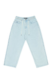 Pantalón Denim Daily Hearts Celeste Hombre | more amor