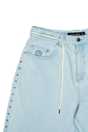 Pantalón Denim Daily Hearts Celeste Hombre | more amor