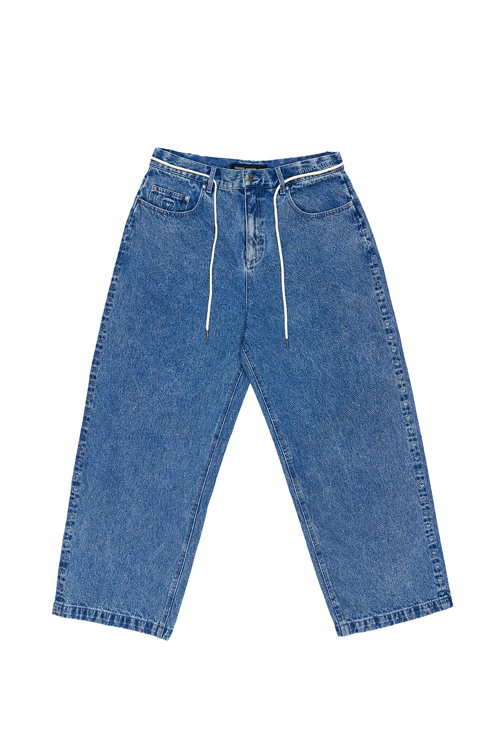 Pantalón Denim Daily Hearts Azul Mujer | more amor