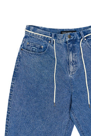 Pantalón Denim Daily Hearts Azul Mujer | more amor