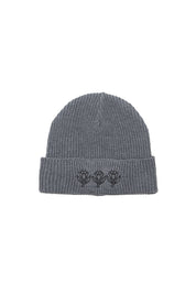 Gorro Beanie Low Three Roses Gris | Nanai.tatu