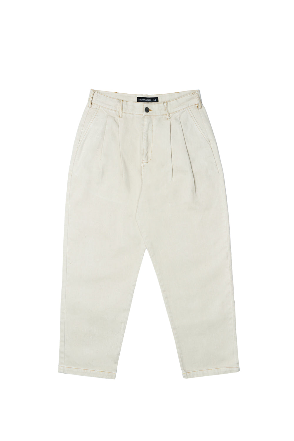 Pantalón Denim Daily Ecru Mujer | more amor