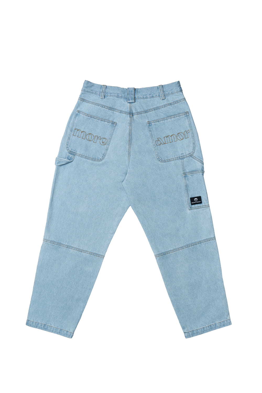 Pantalón Denim Carpenter Mujer Celeste | more amor