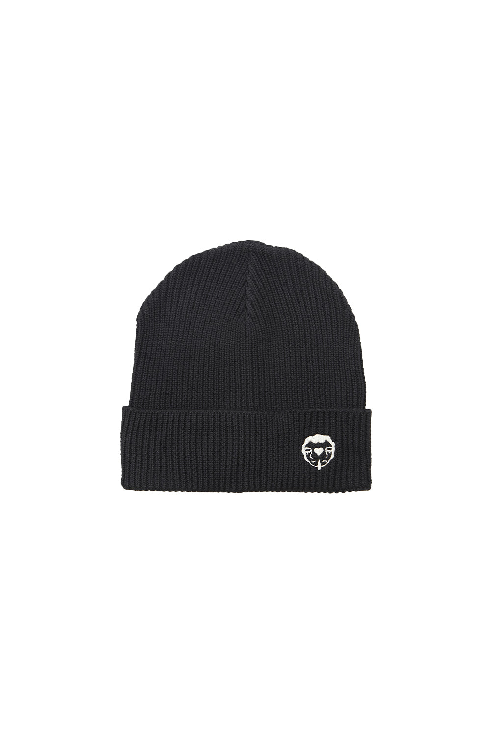 Gorro Beanie Medium Embroldery Negro Hombre | More Amor