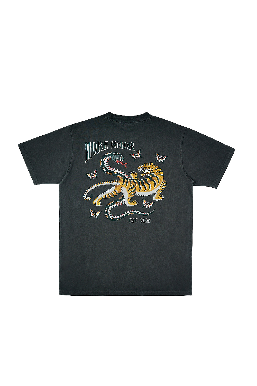 Polera Tiger&Snake Gris | Dimedarko