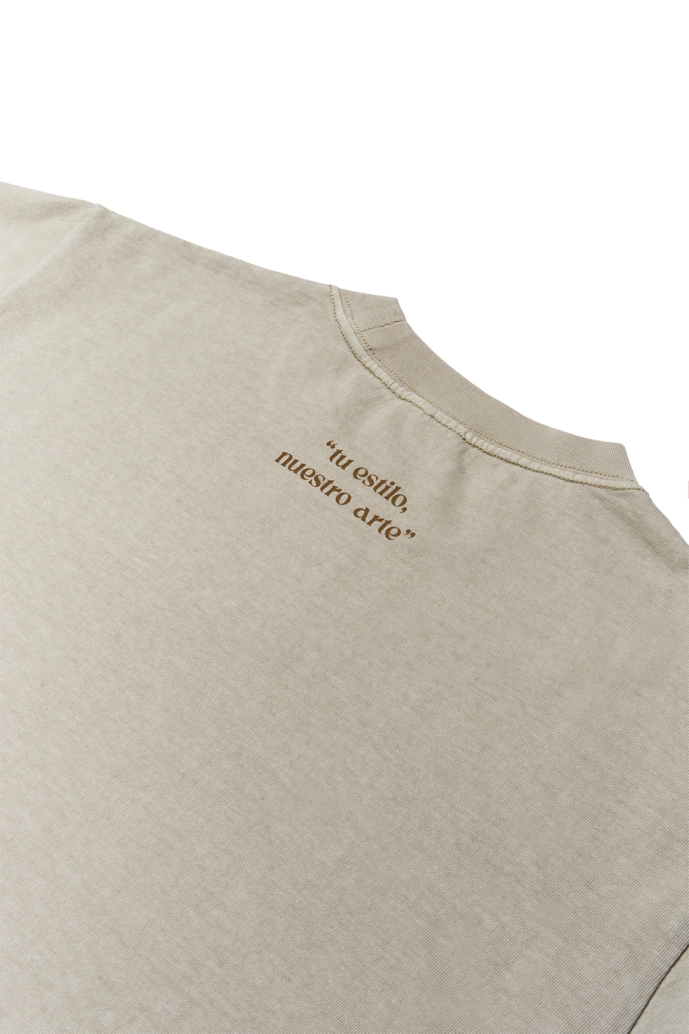 Polera 250 gr Ecru Heavy Weight | more amor