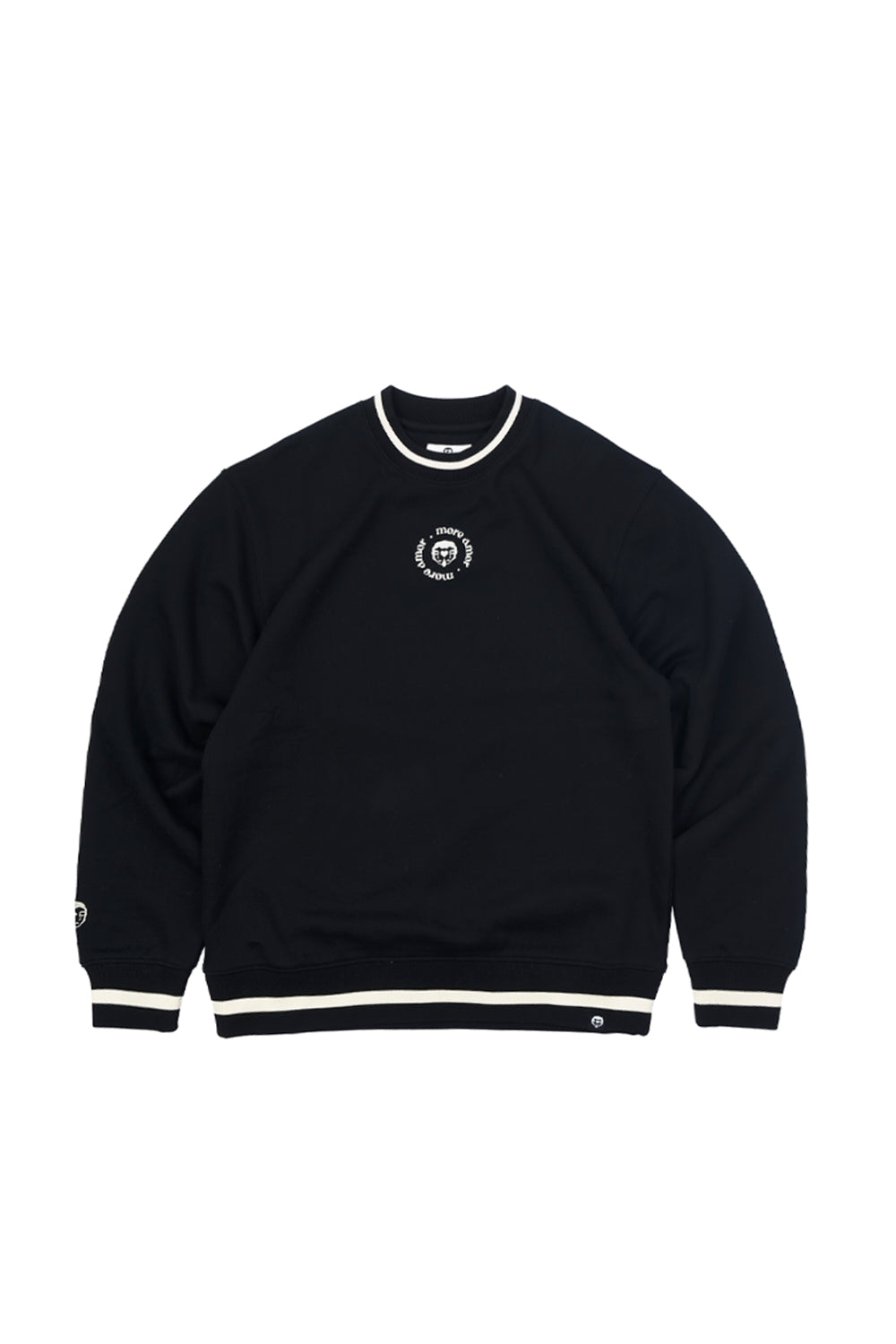 Polerón Crewneck sin Gorro Negro | More Amor