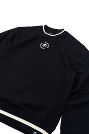 Polerón Crewneck sin Gorro Negro | More Amor