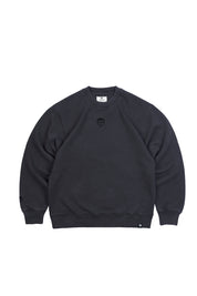 Crewneck Sin Gorro Neotribal Spine Gris | Simon Noctem