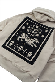 Polerón con Gorro Mystic Tiger Ecru | Cata Ciro