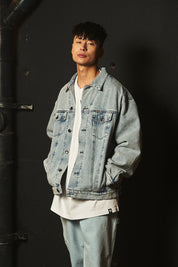 Denim Chaqueta Celeste | more amor