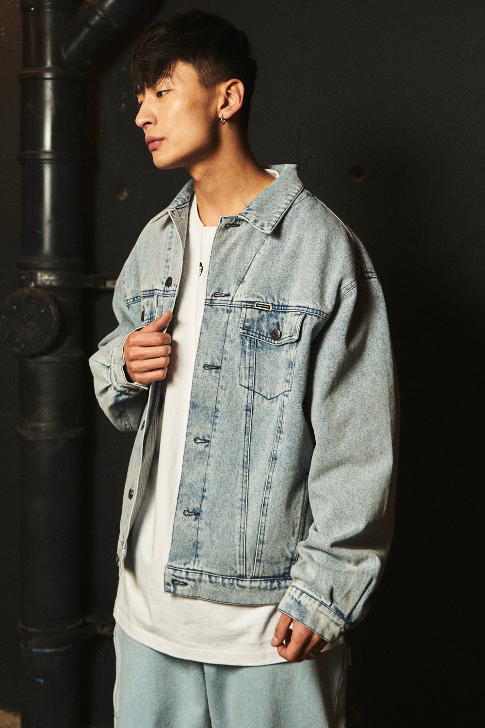 Denim Chaqueta Celeste | more amor