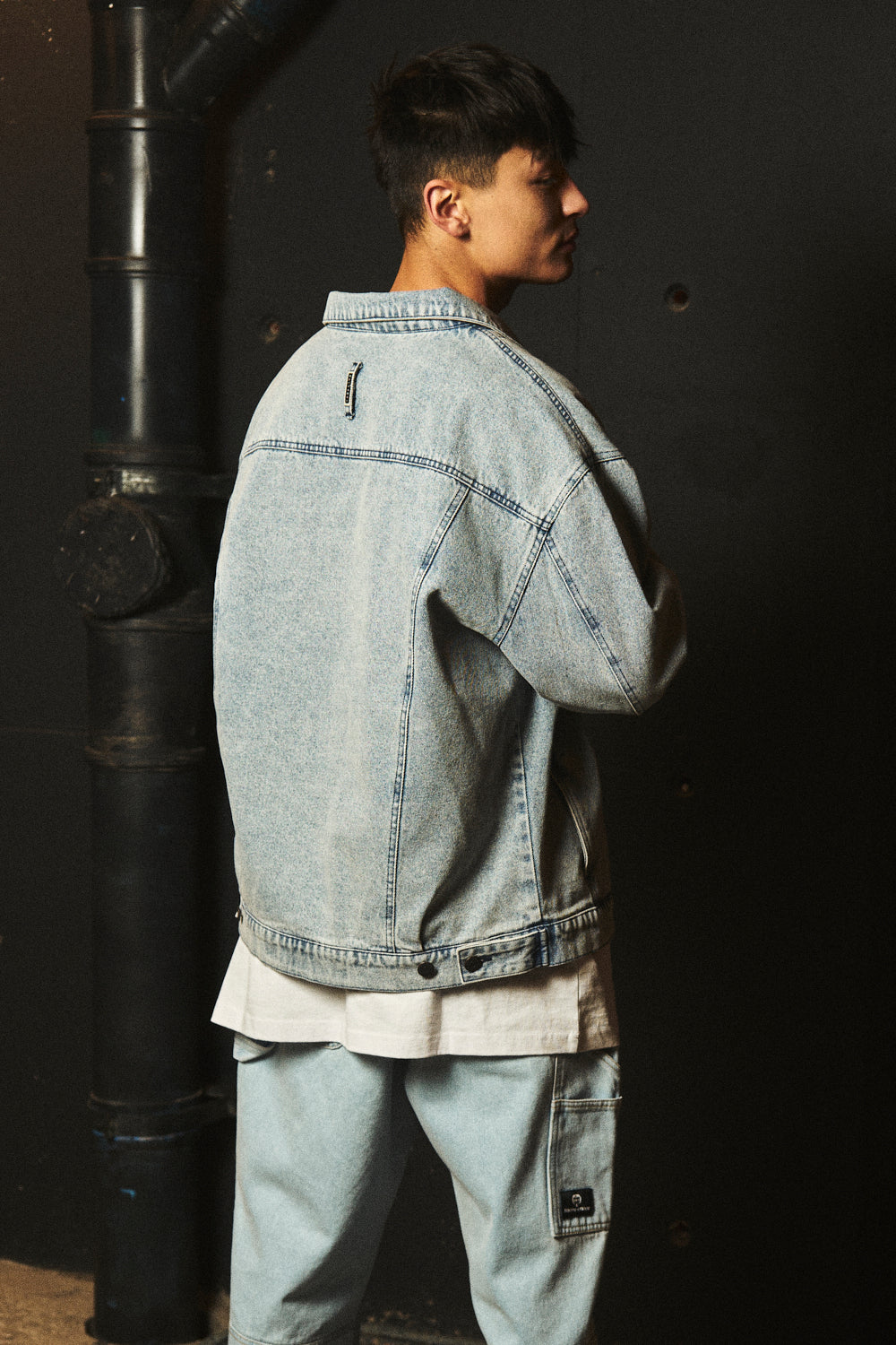 Denim Chaqueta Celeste | more amor