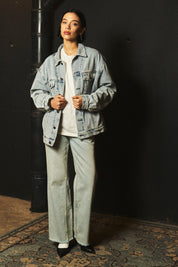 Denim Chaqueta Celeste | more amor
