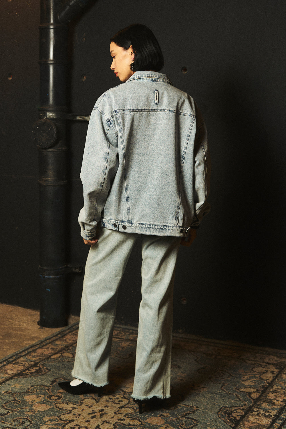 Denim Chaqueta Celeste | more amor