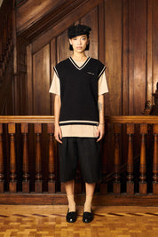 Chaleco Sleeveless Classy GrandPa Negra Mujer | more amor