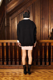 Chaleco Classy Cardigan Negra Mujer | more amor