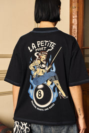 Polera Hearts&Racks Boxy Fit Negra Mujer | La Petite Mort