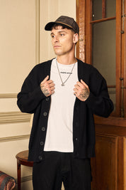 Chaleco Classy Cardigan Negra | more amor