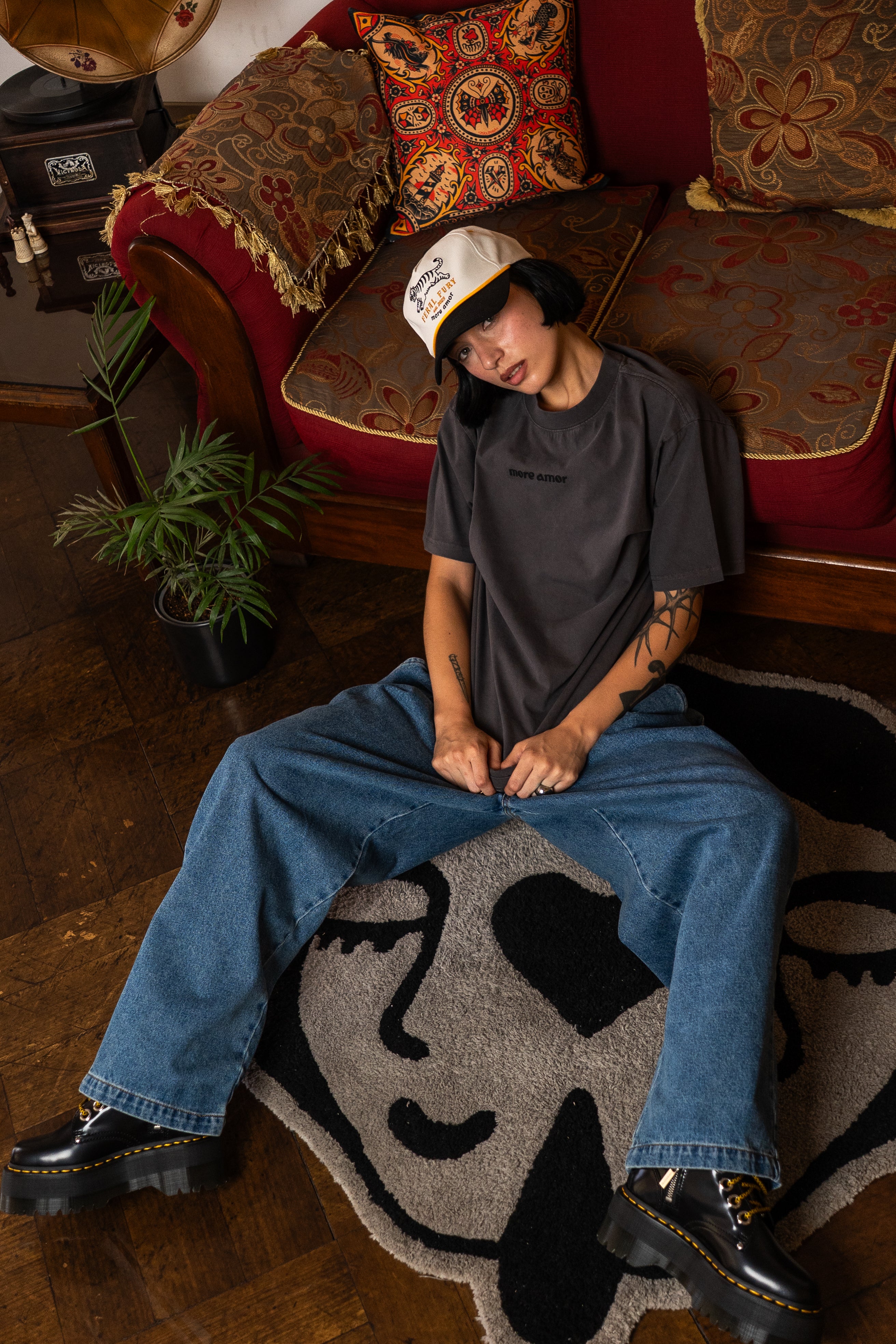 Polera 250gr Gris Oversize | More Amor