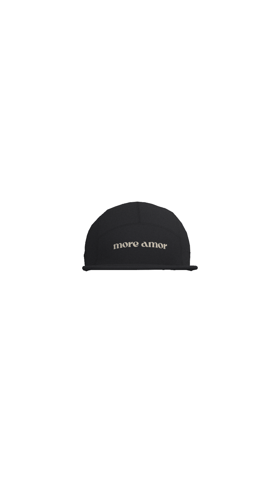 Jockey Five Panel Negro Logo | More Amor