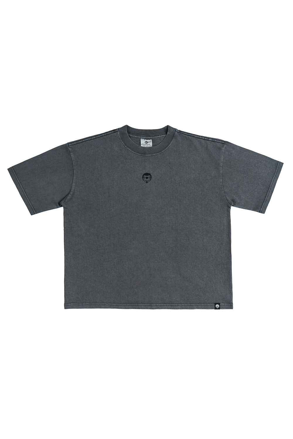 Polera FlowerPot Boxy Fit Gris | Clunes