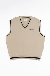 Chaleco Sleeveless Classy GrandPa Ecru Mujer | more amor