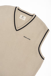 Chaleco Sleeveless Classy GrandPa Ecru Mujer | more amor