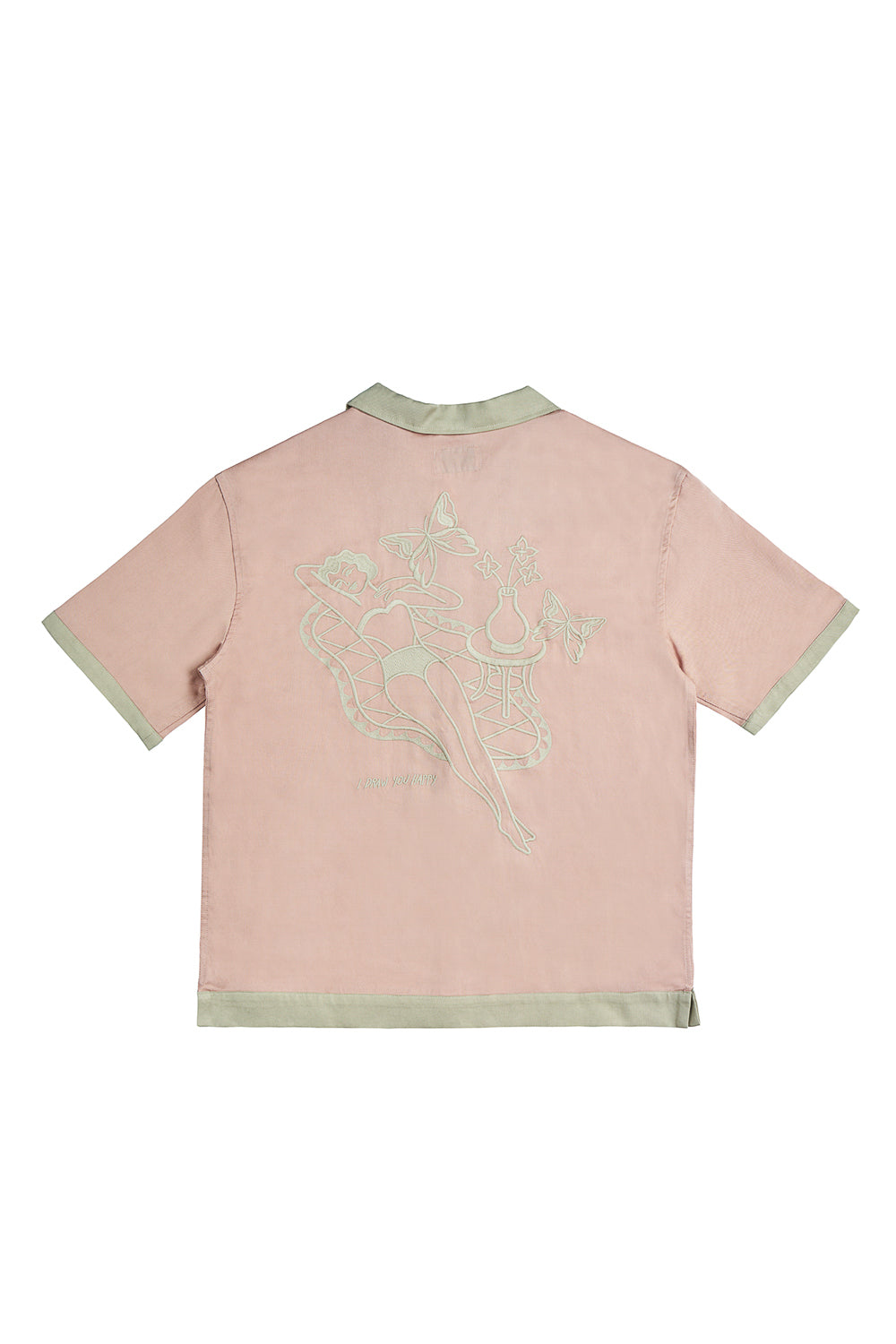 Camisa Just Chilling Rosado Idraw_YouHappy Mujer |more amor x  LOA