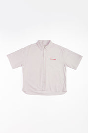 Camisa MC Classy Stripes Boxy Fit Rosado | more amor