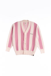 Chaleco Classy Cardigan Rosado&Ecru Mujer | more amor