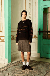 Chaleco Retro Hearts Negro Mujer | more amor