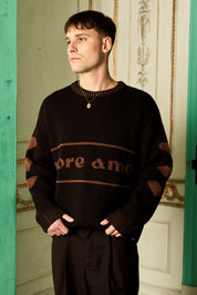 Chaleco Retro Hearts Negro | more amor