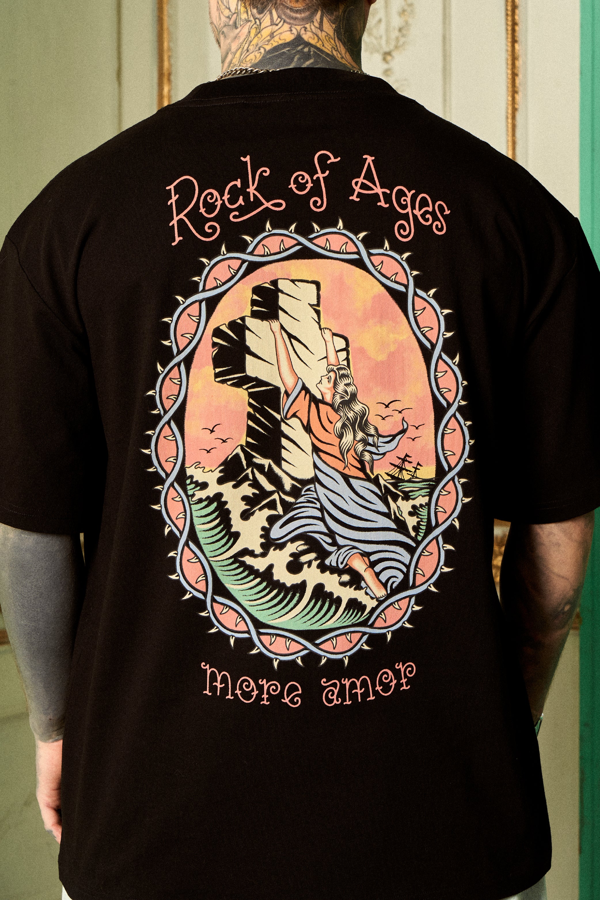 Polera Rock Of Ages Negra | Frezsttt