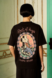 Polera Rock Of Ages Negro Mujer | Frezsttt