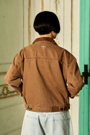 Chaqueta Heart Worker Café Mujer | more amor