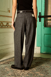 Pantalón Lana Gris Mujer | more amor