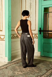 Pantalón Lana Gris Mujer | more amor