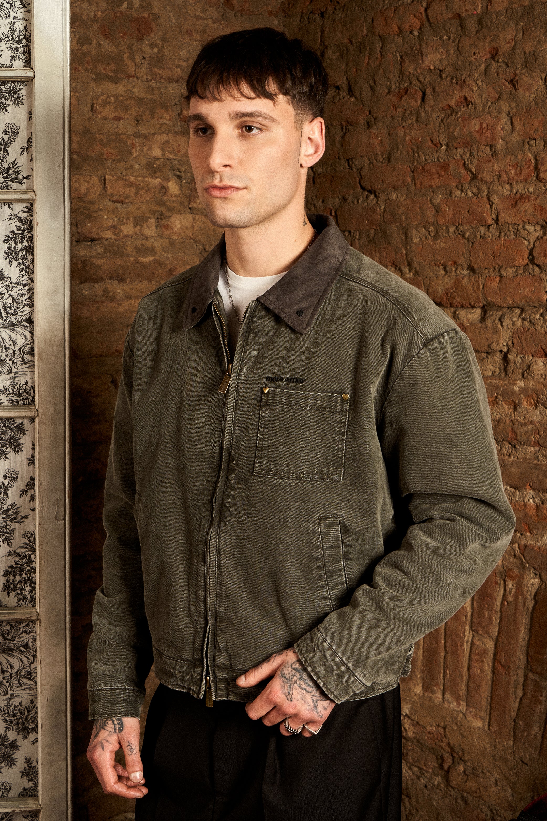 Chaqueta Heart Worker Gris | more amor