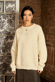Chaleco Full Back Ecru Mujer | more amor